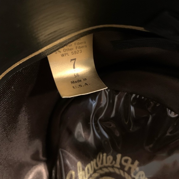 Charlie 1 Horse Custom Designed Hat, Triple XXX Fur Blend, Size 7 - Picture 8 of 12